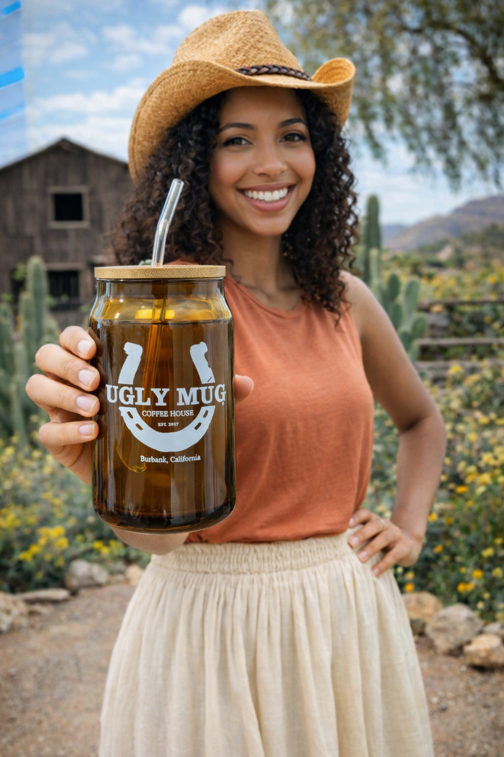 16oz Glass Can Tumbler