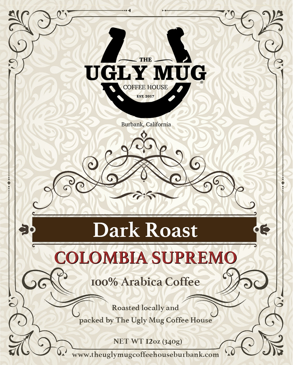 Coffee- Dark Roast- Colombia Supremo